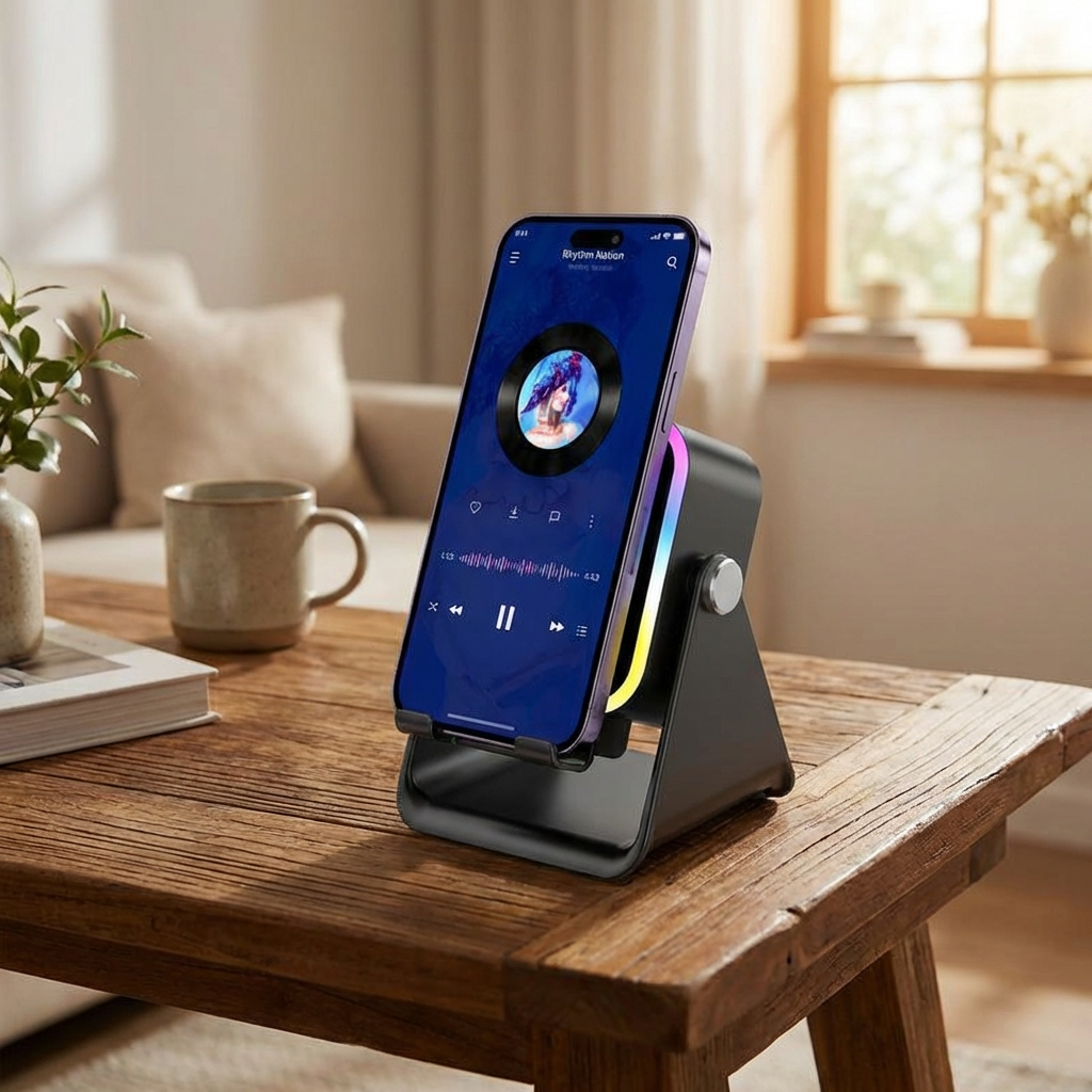 5-in-1 Wireless Induction Speaker With Built-In Power Bank - Image 3