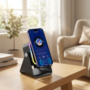 5-in-1 Wireless Induction Speaker With Built-In Power Bank
